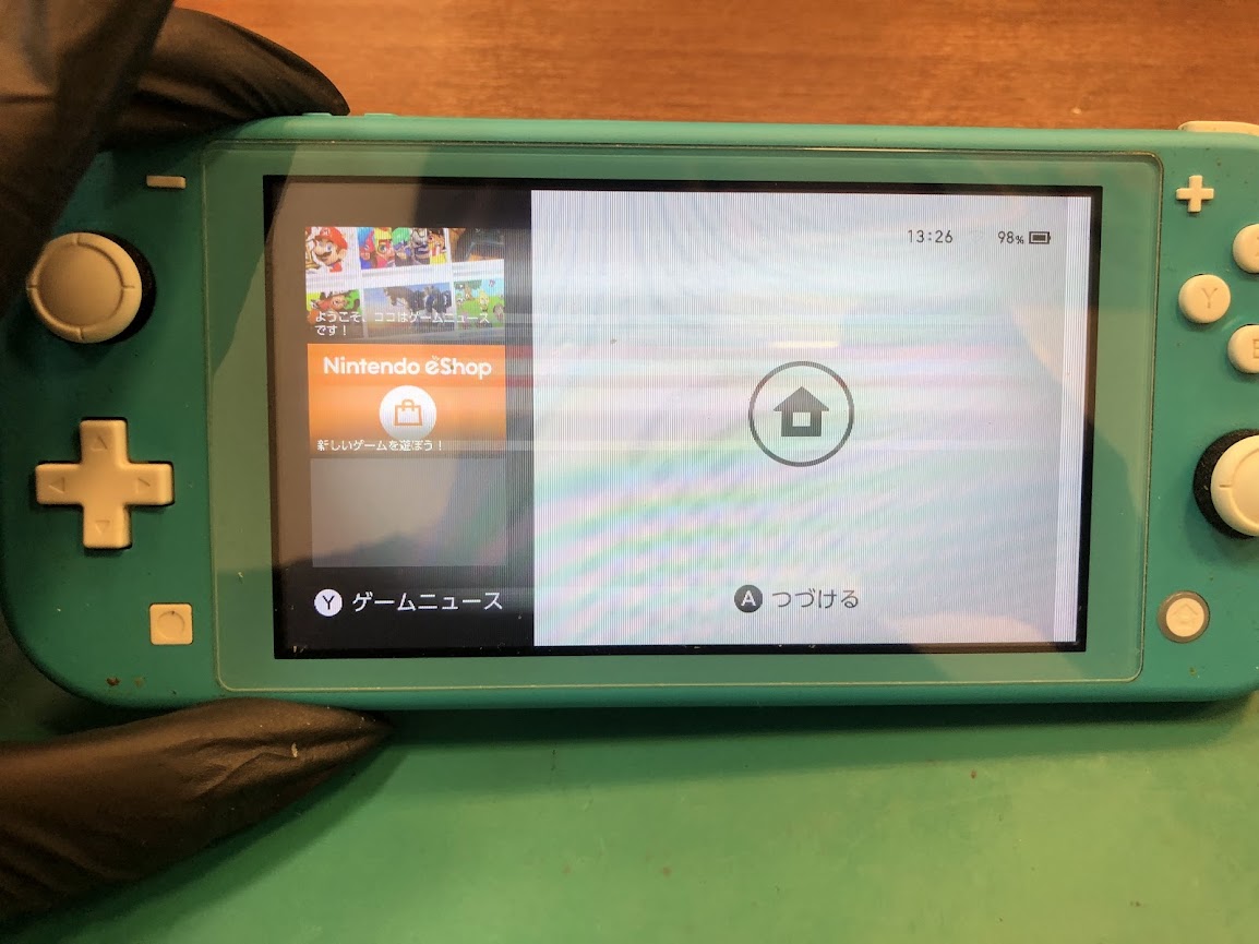 Switch Lite 液晶に横線 液晶交換 綾歌郡 | iPhone修理・iPad